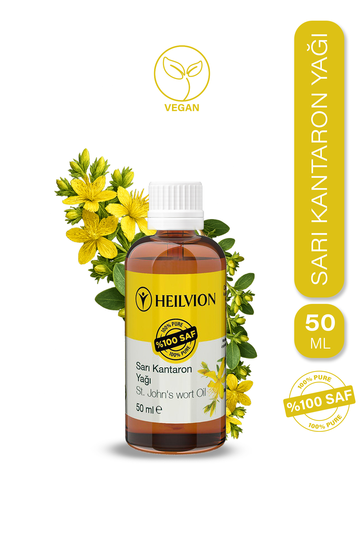 HEILVION Udi Hindi Yağı %100 Saf ve Doğal 50 ML